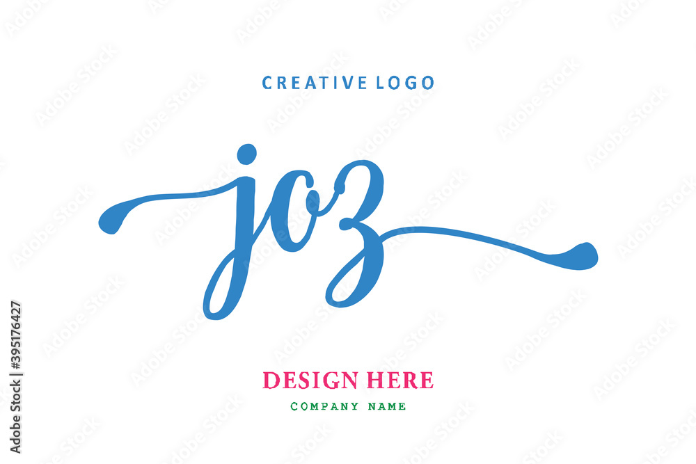 JOZ lettering logo is simple, easy to understand and authoritative JOZ lettering logo is simple, easy to understand and authoritative