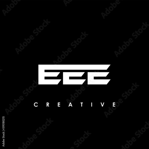 EEE Letter Initial Logo Design Template Vector Illustration	
 photo