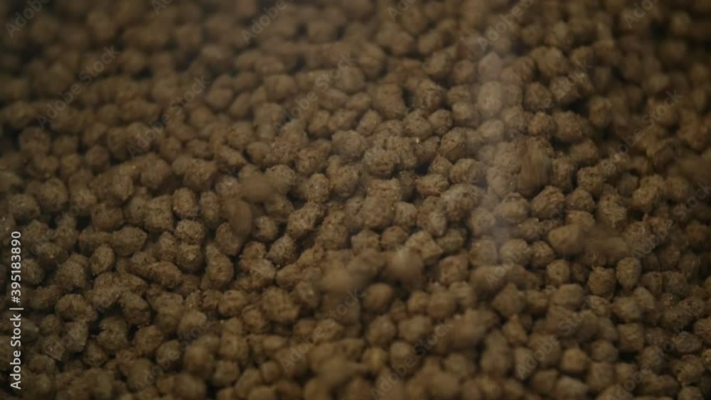 Animal feed production process. Fish food. Animal feed production process. Fish food.