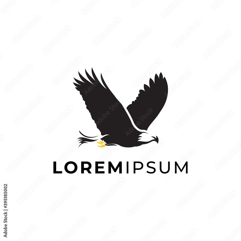 Black Eagle logo design Black Eagle logo design