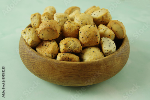 Kuciukai or Slizikai are Traditional Lithuanian Christmas Eve cookies served on the Christmas Eve dinner in Lithuania. Kuciukai are eaten with poppy milk.