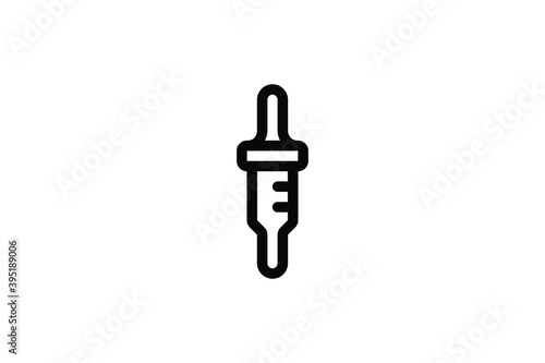 Hospital Outline Icon - Pipette