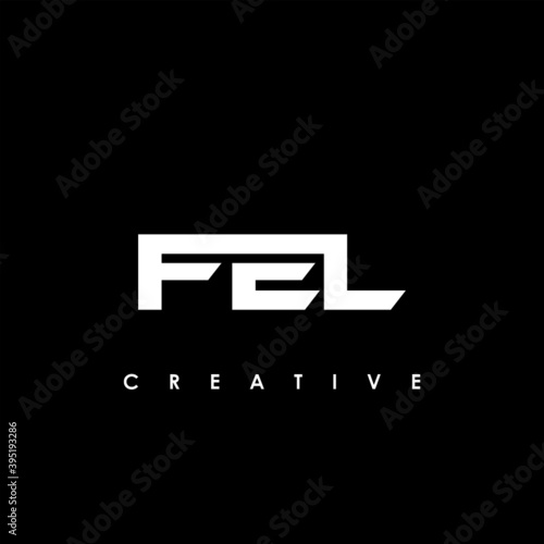 FEL Logo Design Template Vector Illustration 