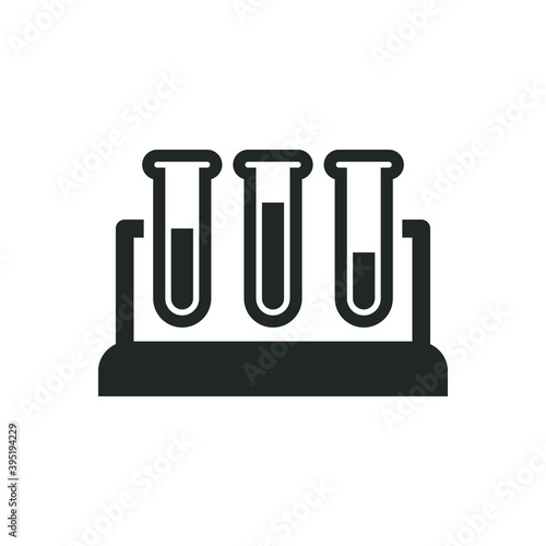 Chemical tubes icon