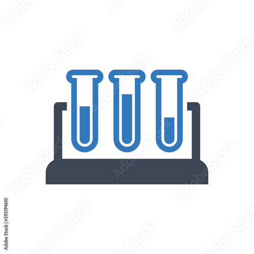 Chemical tubes icon
