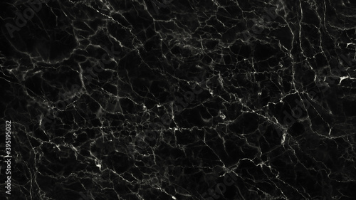 Black marble stone texture for background or luxurious tiles floor.