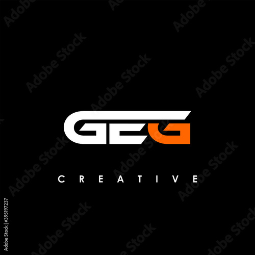 GEG Letter Initial Logo Design Template Vector Illustration