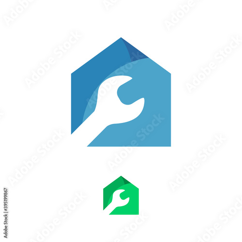 Illustration Vector Graphic of Repair house garage Logo