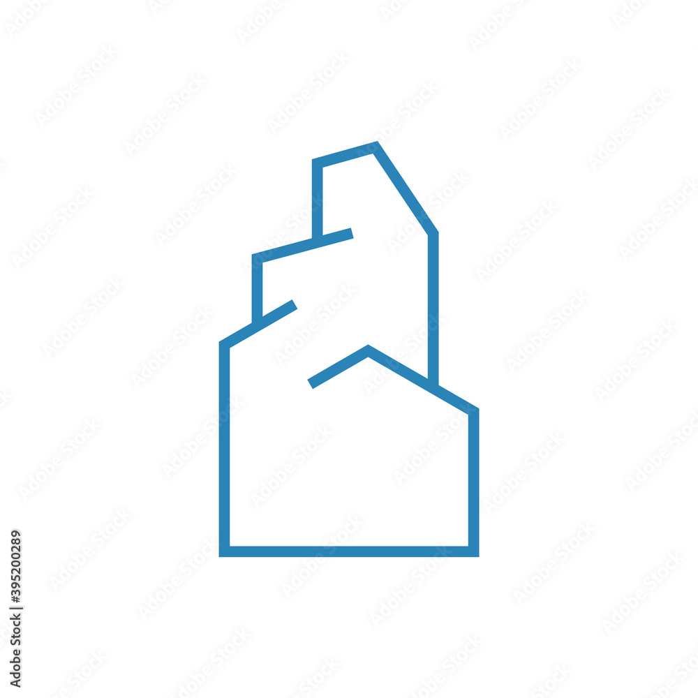 Illustration Vector Graphic of Building Logo Illustration Vector Graphic of Building Logo