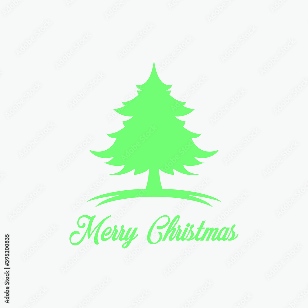 Fototapeta premium christmas tree illustration