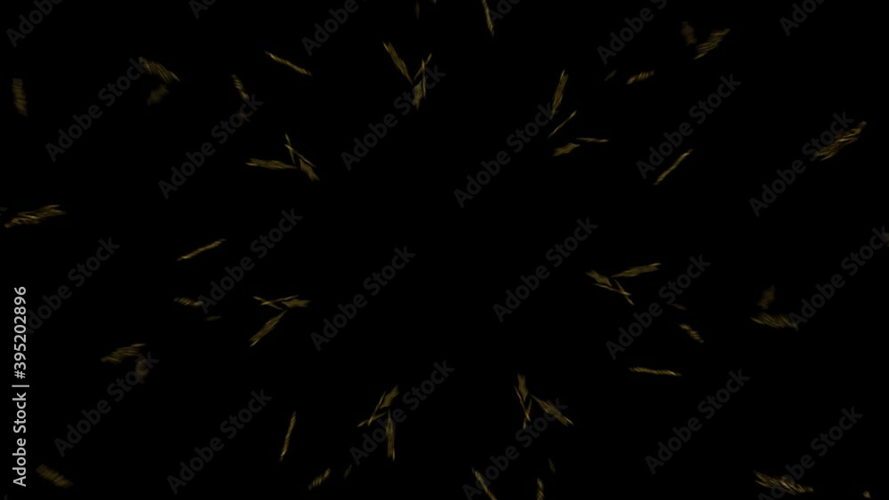 Gold dust particles fly in slow motion in the air lingering slowly. Dust Particles Background Bokeh Lights Background on Black Background 4k Footage Snow Particles Background. Gold dust particles fly in slow motion in the air lingering slowly. Dust Particles Background Bokeh Lights Background on Black Background 4k Footage Snow Particles Background.