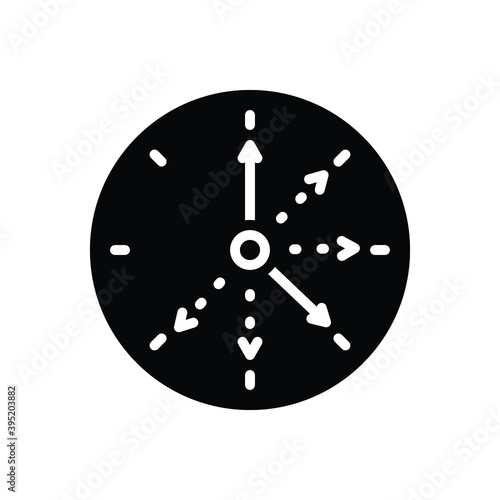 Black solid icon for frequent