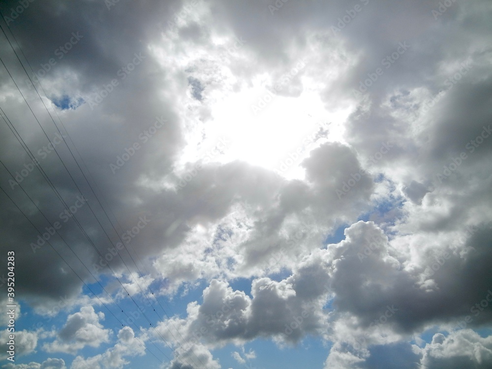青空と雲 背景 素材 青空と雲 背景 素材