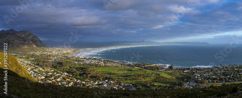 View from Ferncliff of Hermanus and Walker Bay. Whale Coast. Overberg. Western Cape. South Africa photo