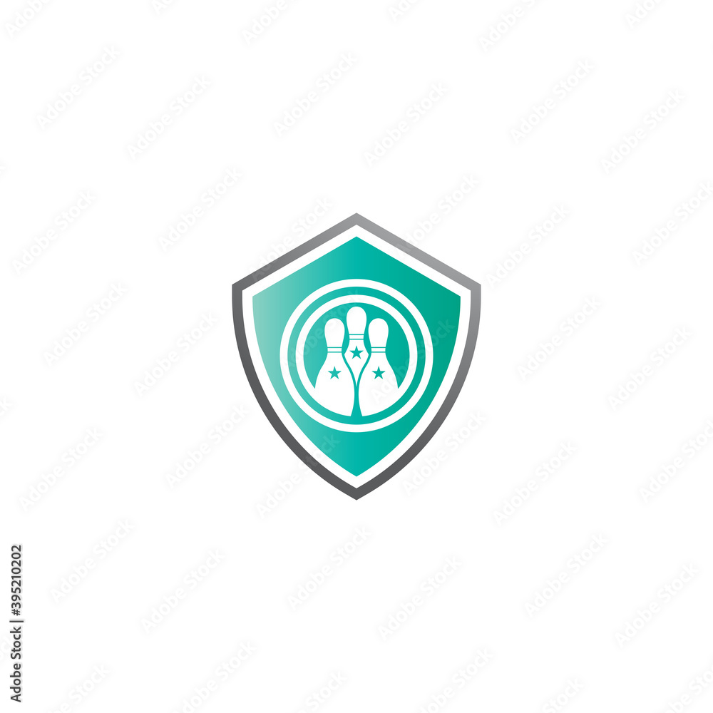 Bowling pin Logo Template vector icon illustration design Bowling pin Logo Template vector icon illustration design