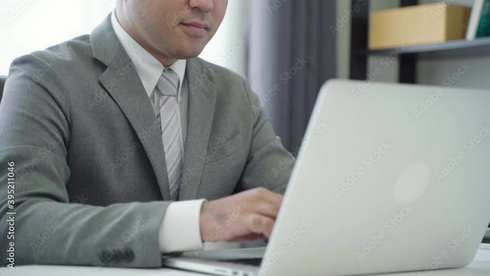 The business chief came to check their work. He introduced the work to the employees.4K Resolution. The business chief came to check their work. He introduced the work to the employees.4K Resolution.