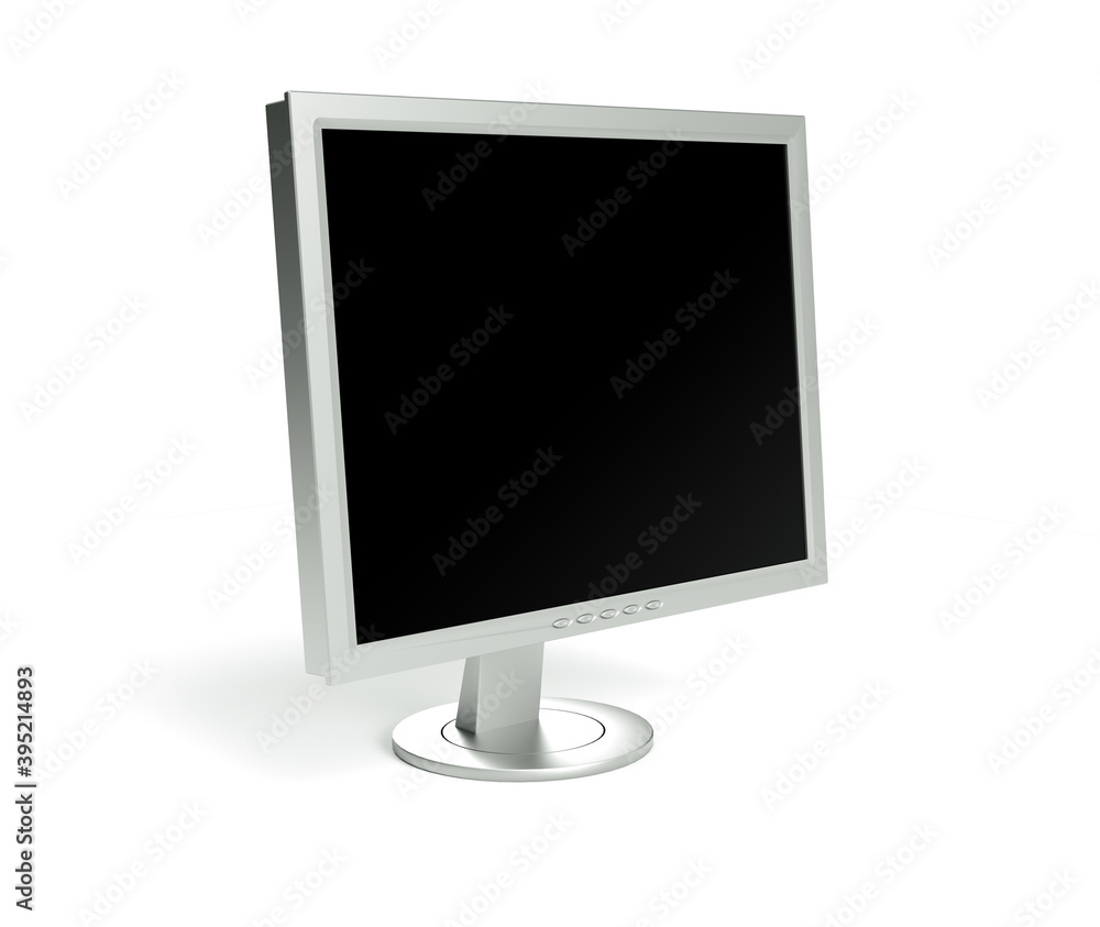 Laptop computer isolated on white 3d render