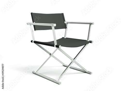 Cinema Industry Concept. Directors Chair 3d render