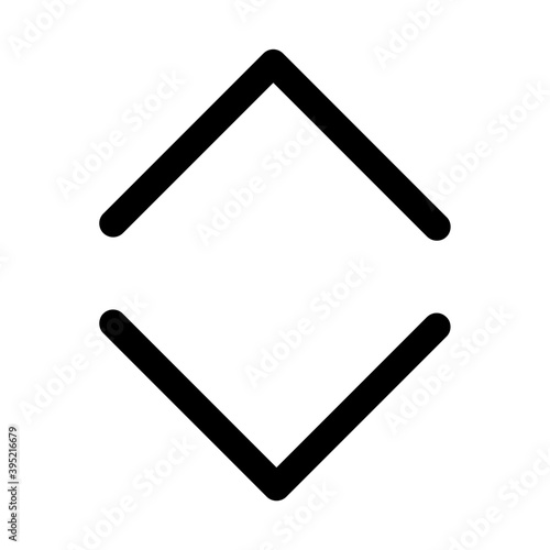 Up and down arrow icon