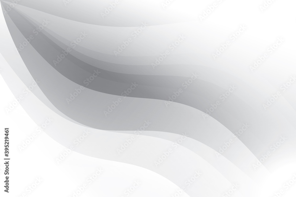 Obraz premium Abstract geometric white and gray color background. Vector, illustration. 