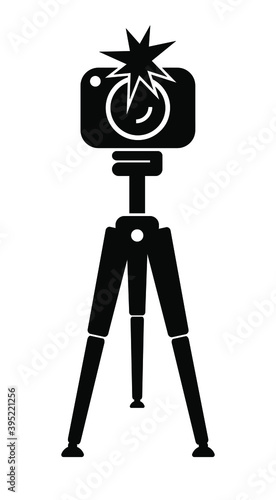 camera on tripod