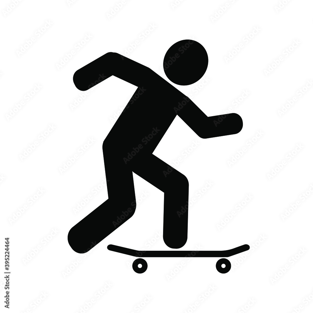 skateboarding sign. Vector icon. skateboarding sign. Vector icon.