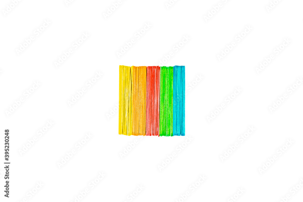 Fototapeta premium Multicolored sticks