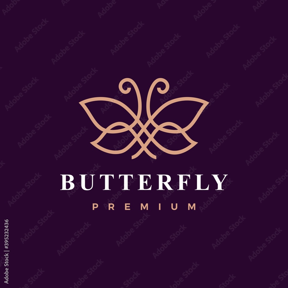 butterfly logo vector icon illustration butterfly logo vector icon illustration