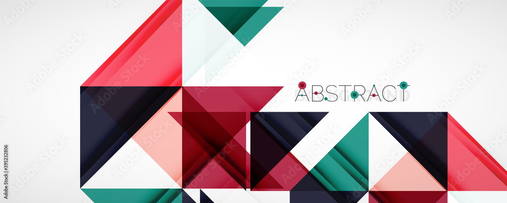 Set of vector triangle geometric backgrounds. Vector illustration for covers, banners, flyers and posters and other designs Set of vector triangle geometric backgrounds. Vector illustration for covers, banners, flyers and posters and other designs