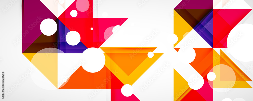 Set of vector triangle geometric backgrounds. Vector illustration for covers, banners, flyers and posters and other designs Set of vector triangle geometric backgrounds. Vector illustration for covers, banners, flyers and posters and other designs