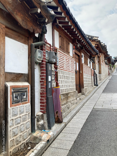 Photography 서울의 거리 , 전통 가옥, 한옥이 있는 거리