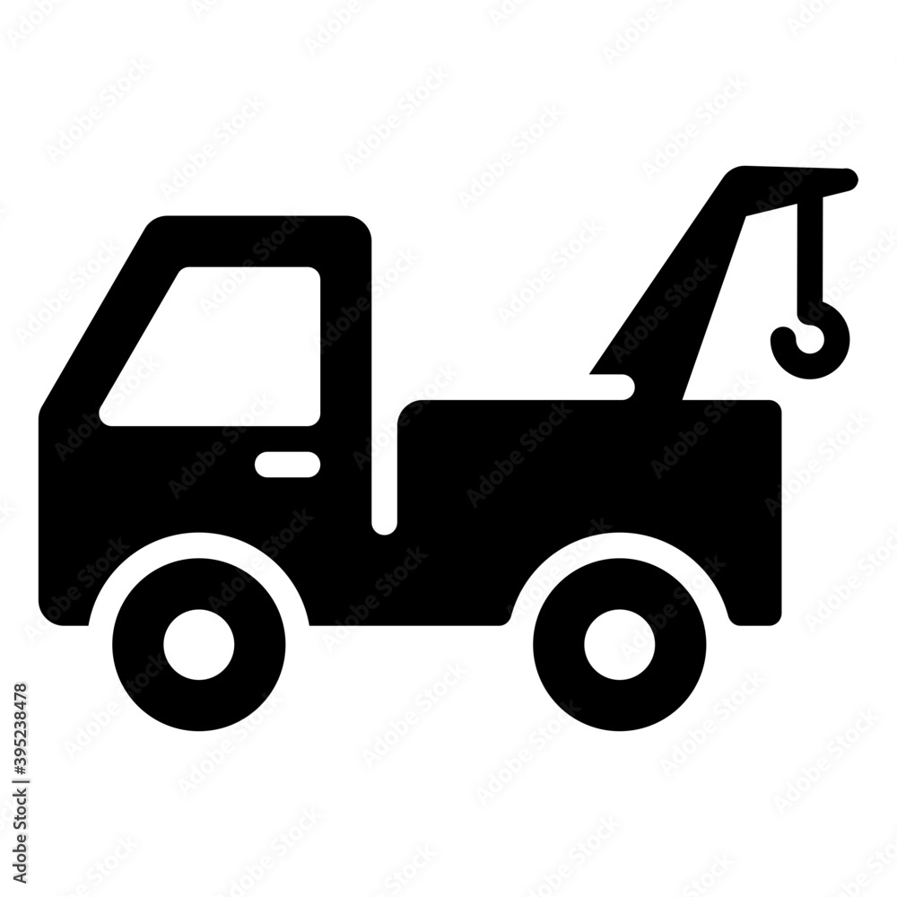 Crane Truck Vector Crane Truck Vector