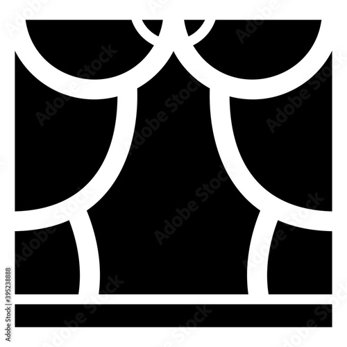 Cinema Curtains Vector