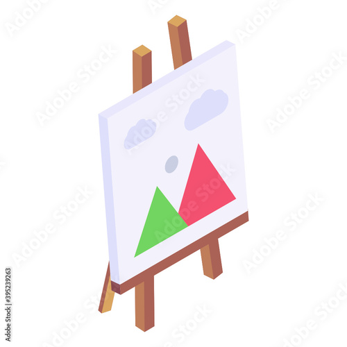
Painters use canvas stand for holding paintings,
