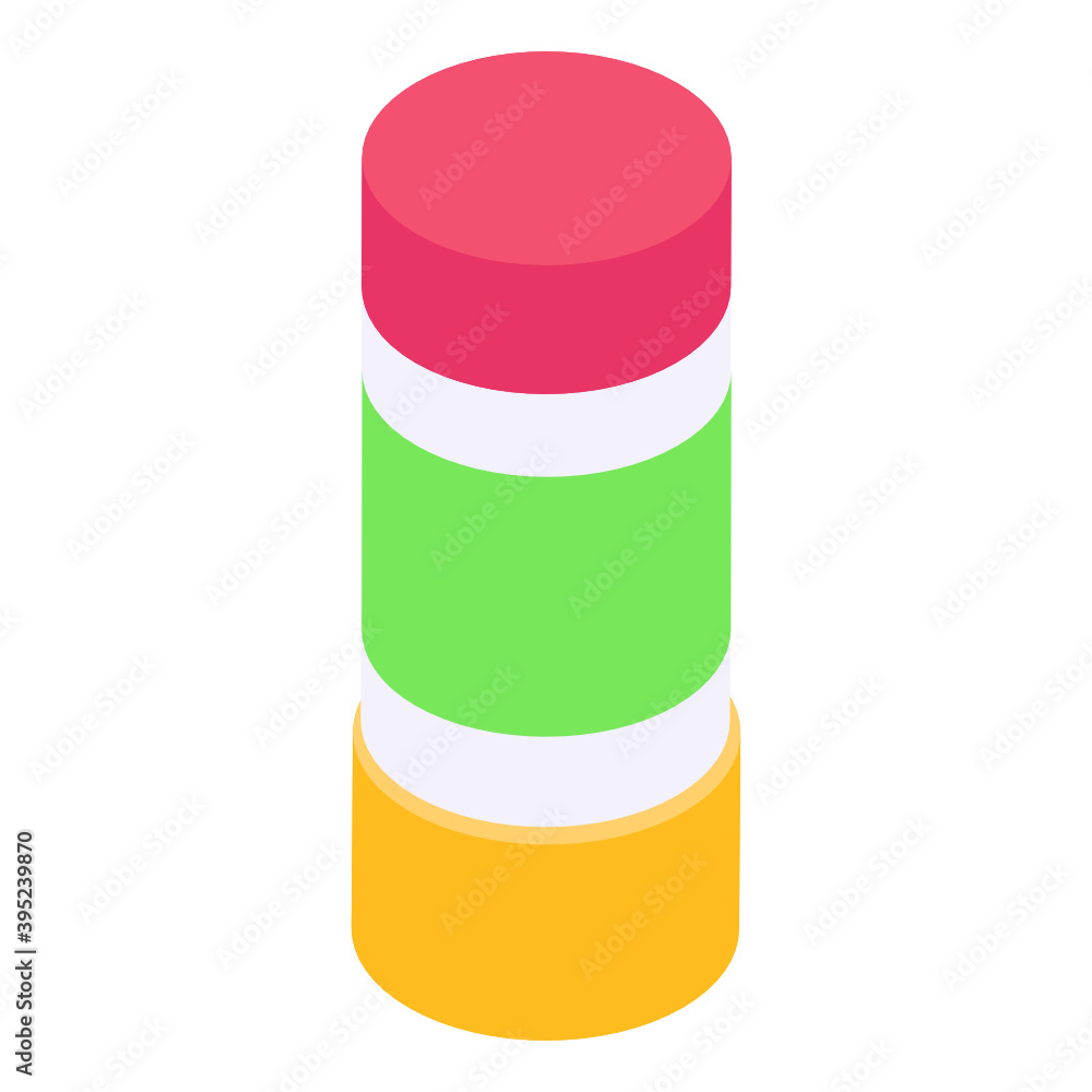 Craft working tool, isometric icon of glue stick
Craft working tool, isometric icon of glue stick