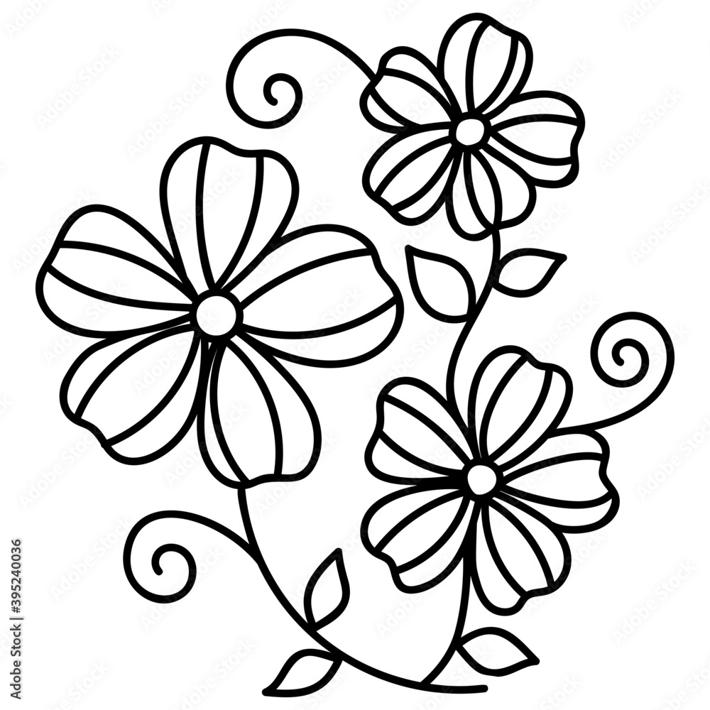 Flower Design Element Flower Design Element