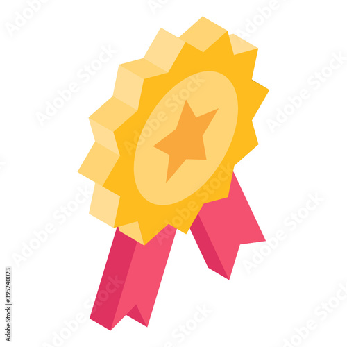 
Quality isometric icon, appreciation 
