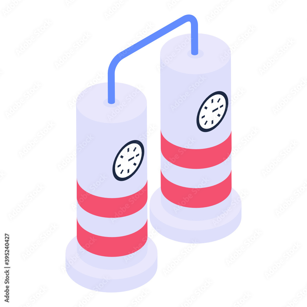 Isometric icon of water filtration plant
Isometric icon of water filtration plant