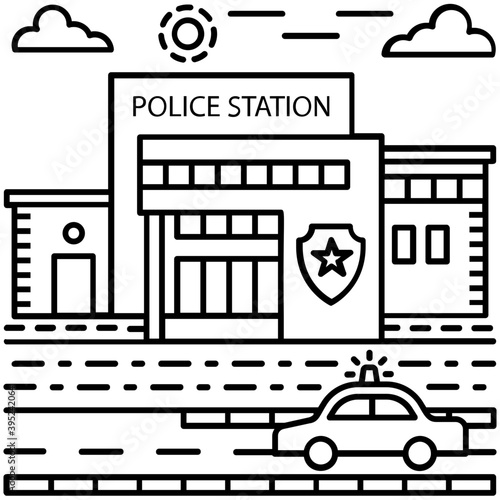 Police Station Building 