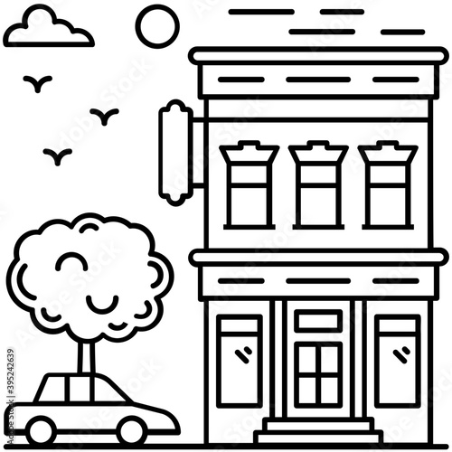 City Building Vector 