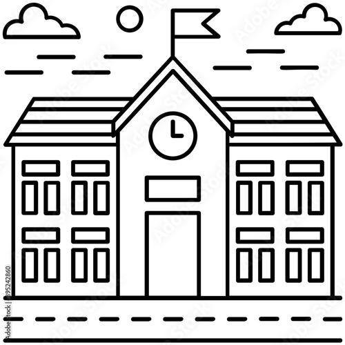 Government Building Vector 