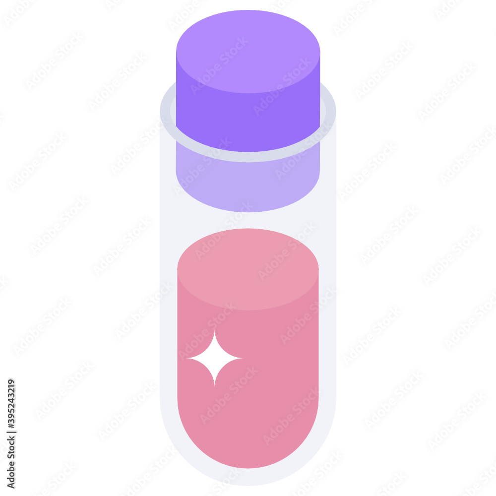 A vector of blood flask, isometric icon of laboratory flask
A vector of blood flask, isometric icon of laboratory flask
