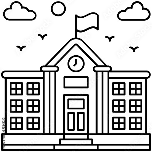 Government Building Vector 