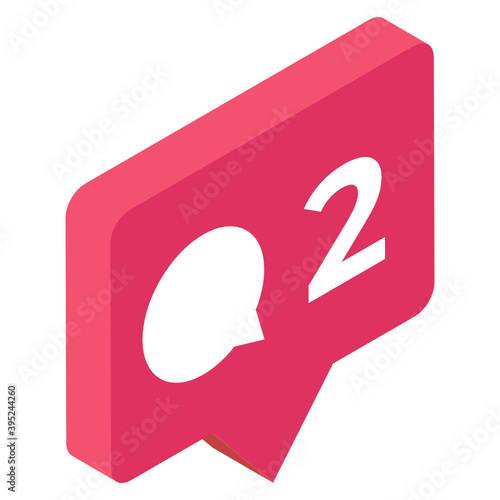 
A trendy isometric icon showing the concept of frequently asked questions

