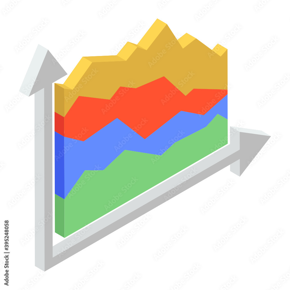 Curved layers on a graph showing an idea of stream chart
Curved layers on a graph showing an idea of stream chart