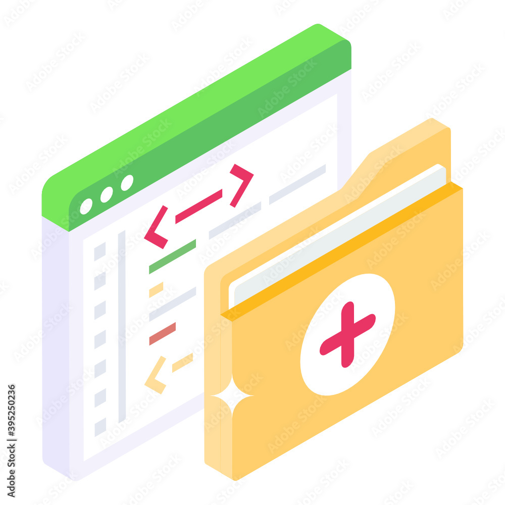 Web folder icon in editable design
Web folder icon in editable design