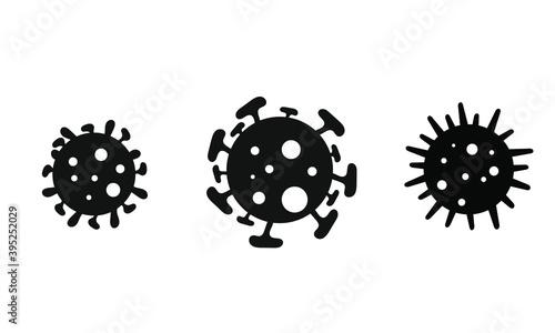 Coronavirus 2019-nCoV icon. Coronavirus Bacteria. Coronavirus Concepts - vector.