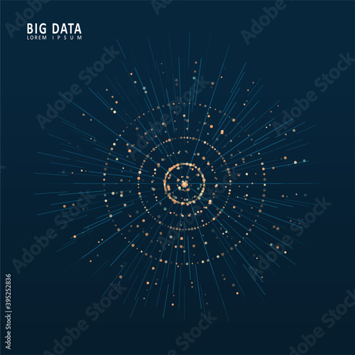 Abstract infographics visualization