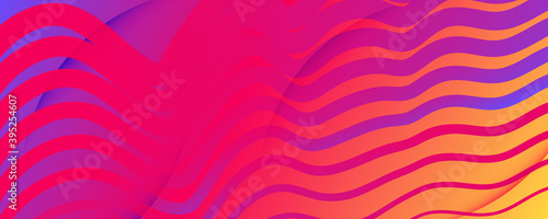 Bright Fluid Shape. Flow Abstract Concept. Vector 