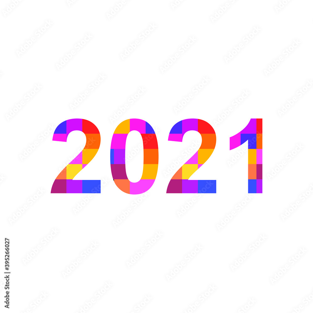 2021 new year icon vector illustration design template. Happy new year logo. 2021 new year icon vector illustration design template. Happy new year logo.